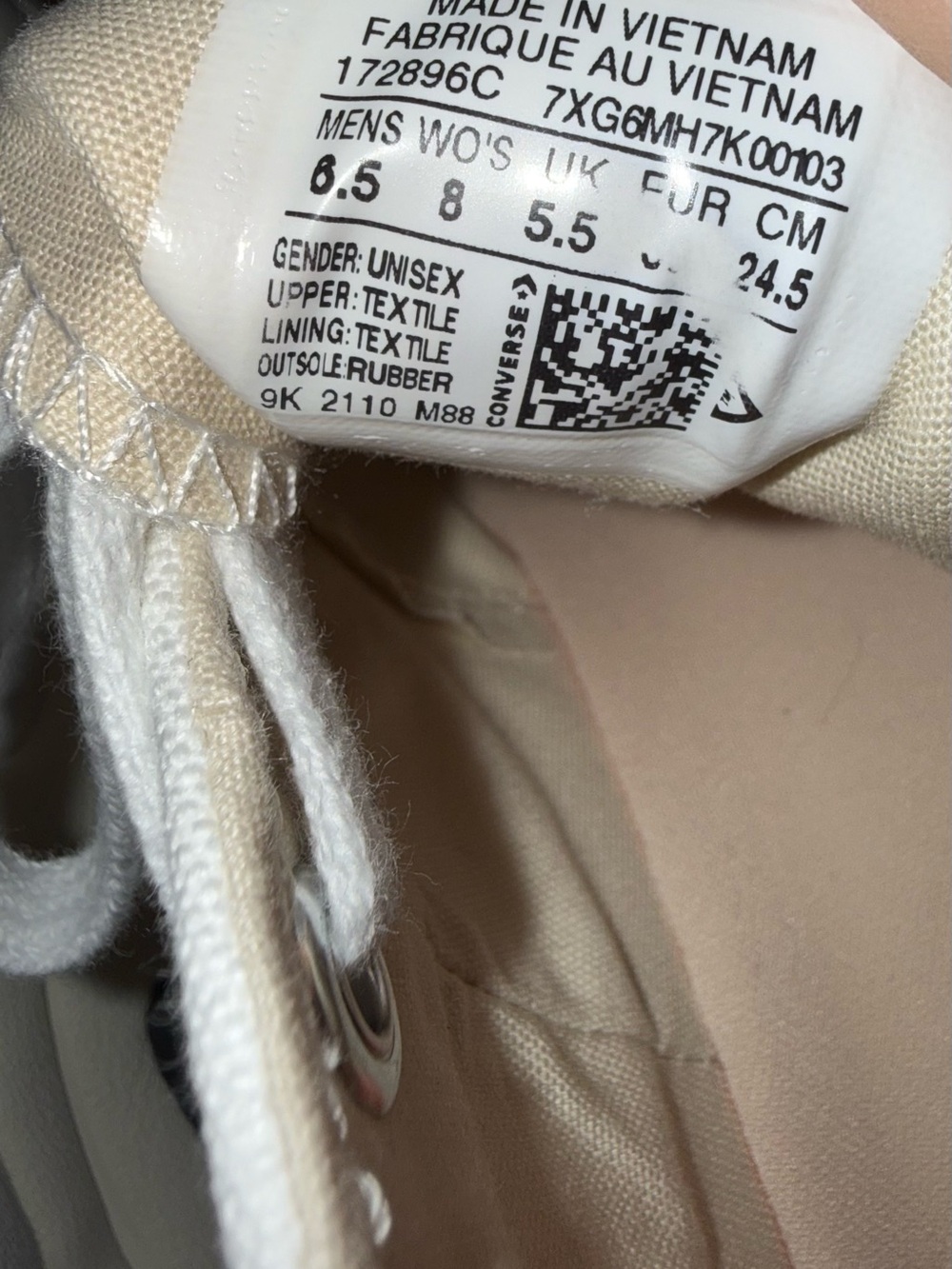 NEW Converse Run Star Motion Platform Low White Egre (men’s 6.5 Or Women Size 8) - Picture 8 of 8